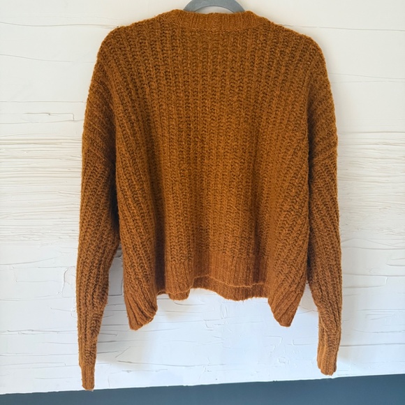 American Eagle | Chunky Knit Sweater | Size Large| Burnt Orange - Picture 3 of 7